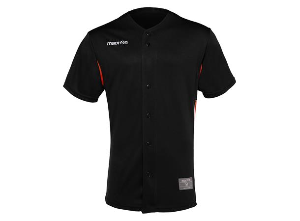 Defender Baseball Jersey BLK/ORA L Enkel baseballdrakt 