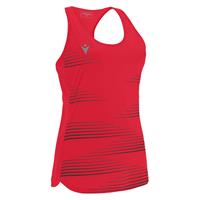 Dolly Singlet RED/BLK L Løpesinglet for dame