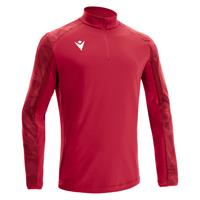Naryn 1/4 Zip  Top RED M Teknisk treningsgenser - Unisex