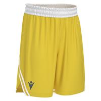 Kansas Basket Eco Shorts YEL/WHT S Teknisk basketshorts - Unisex