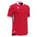 CERBERUS ECO shirt RED/WHT L Teknisk kamp og treningsdrakt - Unisex
