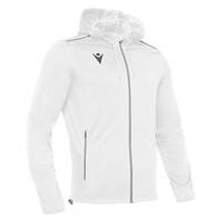 Freyr Hoody Full Zip Top WHT XL Overtrekksjakke - Unisex