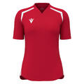 Anduril Womens Shirt RED/WHT XS Teknisk spillerdrakt til dame