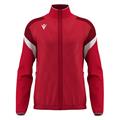 ODIN full zip top RED/WHT 3XS Jakke med kontrastdetaljer